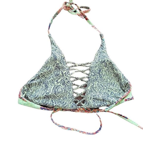 Billabong Luv Lost Reversible Swimwear Top Mossimo Blue Bikini Bottom - Picture 11 of 14